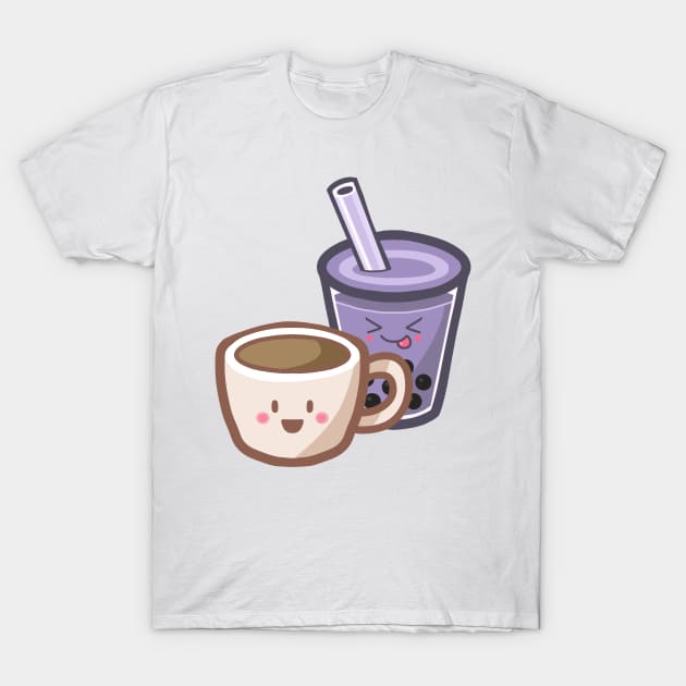 Taro Boba and Coffee xP T-Shirt by scumsuck